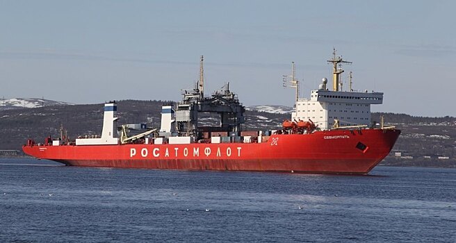 В Санкт-Петербург придёт единственный в мире атомный контейнеровоз