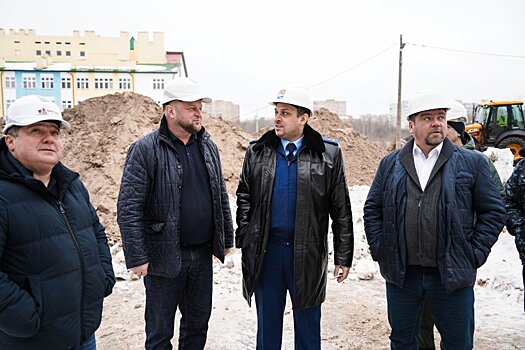 Глава подмосковной Шатуры проинспектировал строительство новой школы