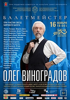 Звезды балета выступят в «Октябрьском»