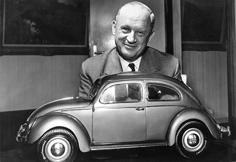 Для этой цели была предложена концепция недорогого народного автомобиля.  По легенде Гитлер сам набросал эскиз легковушки. 