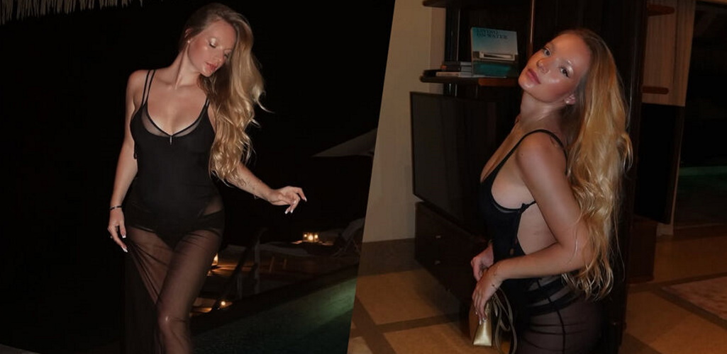 Дочь Пескова снялась в откровенном полупрозрачном наряде, обнажив тело