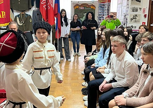 Подростки райцентра узнали историю оккупации и освобождения района в Выселковском музее