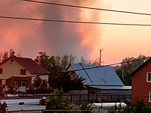 Привлечена авиация: крупный природный пожар тушат в Оренбурге