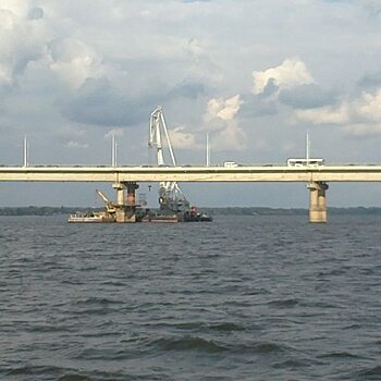 Начат ремонт моста “Саратов — Энгельс”