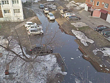 "Ледоход" начался в жилом дворе Междуреченска