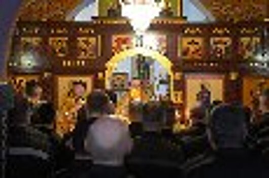 Митрополит Владимирский и Суздальский Никандр совершил Божественную литургию в храме-часовне в честь святого благоверного князя Александра Невского, расположенном на территории ИК-6 п. Мелехово