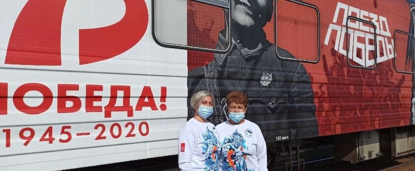 62 волонтера работают на выставке «Поезд Победы» в Ижевске