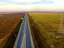 В Ростовской области реконструировано 13 км трассы до Волгограда