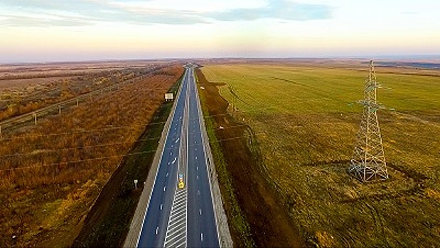 В Ростовской области реконструировано 13 км трассы до Волгограда