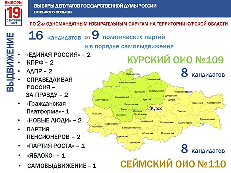 Документы на выдвижение в Госдуму от Еврейской автономной области подали семь кандидатов