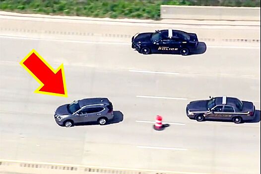 Зрелищная погоня в стиле GTA - преступник 45 минут удирал от полиции