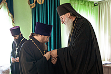 Выселковских священников наградили медалью святой великомученицы Екатерины