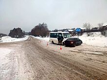 Микроавтобус с 11 пассажирами попал в аварию под Ижевском