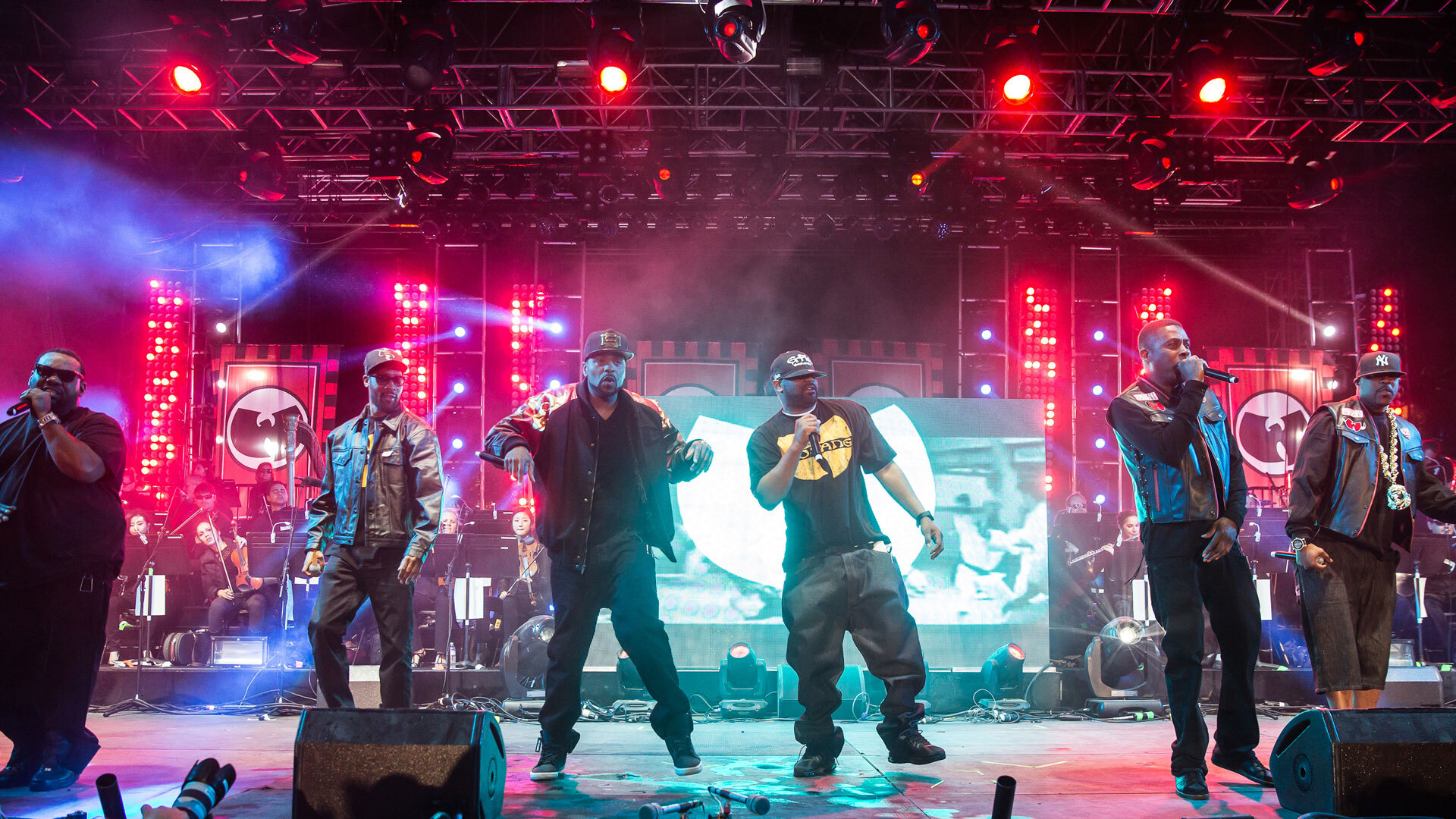 Wu-Tang Clan на фестивале Coachella Valley, 14 апреля 2013 года