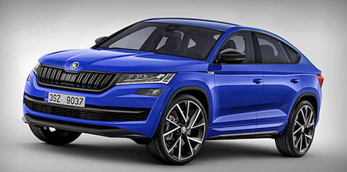Опубликованы независимые рендеры кросс-купе Skoda Kodiaq Coupe