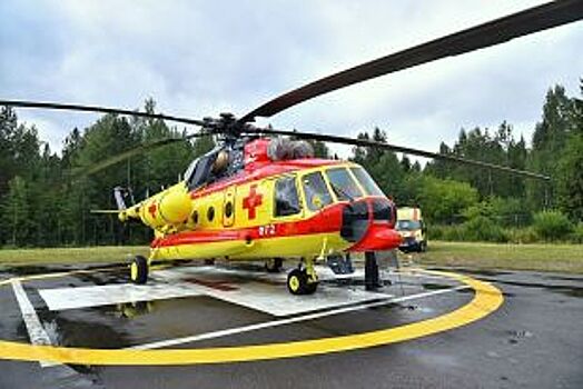 Из Ленобласти в Северную столицу на вертолете доставили четверых больных