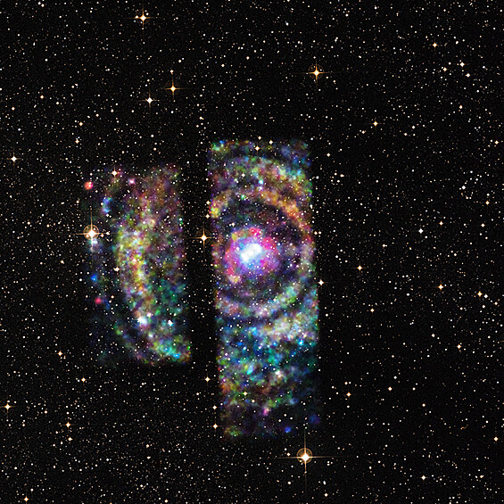 Астрономы засняли рентгеновское «Око Саурона». Рентгеновское эхо от мощной вспышки микроквазара Циркуль X-1 (Circinus X-1)