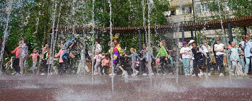 В Высоковске запустили первый городской фонтан