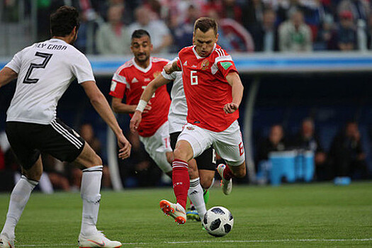 Россия — Египет: Дзюба забил третий гол в матче