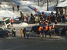 Паника в метро: внедорожник въехал в подземный переход (ФОТО, ВИДЕО)