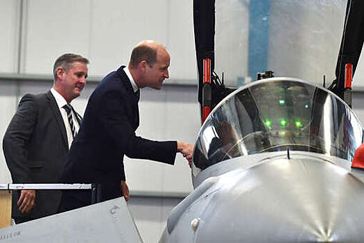 Принц Уильям посетил военную базу Королевских ВВС