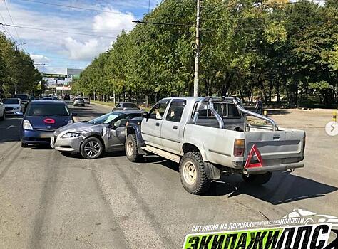 Авария стала причиной затора во Владивостоке