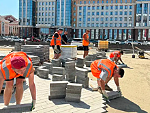 В Саранске продолжается масштабное обновление площади Тысячелетия