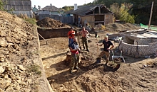 В Урюпинске идут археологические раскопки во дворе частного дома