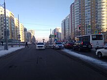 За месяц из-за нарушения правил проезда перекрёстков в Красноярске произошло 24 ДТП