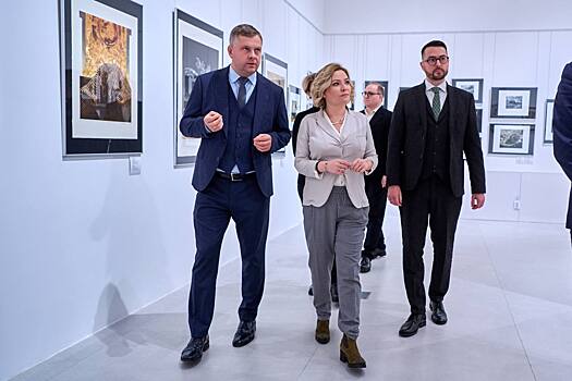 Глеб Никитин представил Ольге Любимовой выставочный и концертный залы в пакгаузах