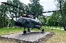 Боевые вертолеты, отреставрированные в тульских колониях, заняли почетное место в парке Памяти и Славы г. Новомосковска