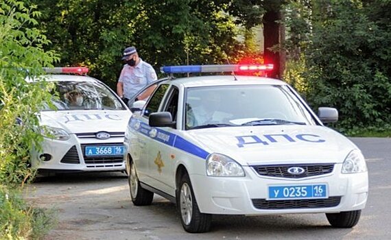 В Казани поймали водителя с признаками наркотического опьянения, который устроил погоню