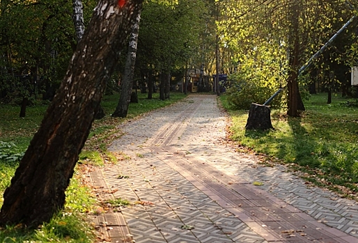 Часть парка 300-летия Омска разровняли под парковку для посетителей зимних горок
