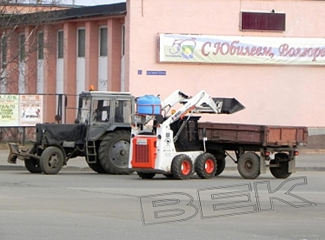 В Волгореченске появился чудо-тракторёнок
