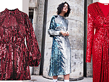 Как елочная игрушка: 12 платьев с пайетками от 3 тысяч рублей