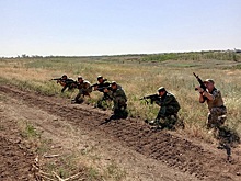 Донские казаки провели военные сборы на армейском полигоне ЮВО