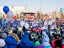 Полмиллиона человек по всей стране пришли на акцию "Россия в моем сердце!"