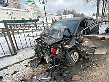 В Подмосковье две иномарки протаранили рейсовые автобусы