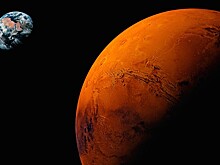 NASA показало вид на Землю с орбиты Марса