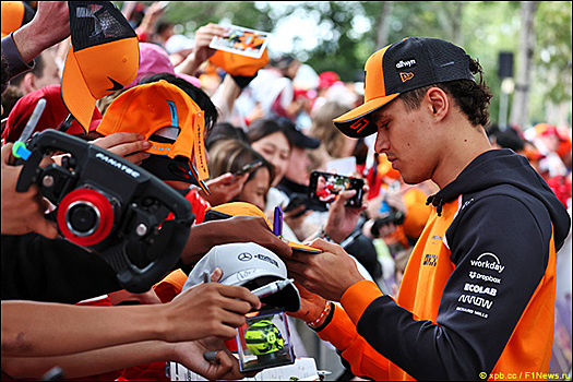 80 минут до старта: Комментарий Ландо Норриса