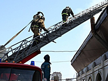 В Нальчике потушили крупный пожар