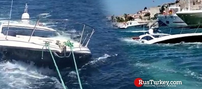 В Измире спасли 5 иностранцев с тонущей яхты