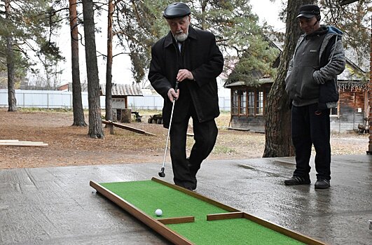 В Воткинске создали площадку для мини-гольфа