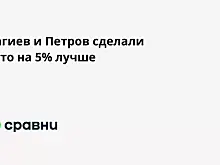 Нагиев и Петров сделали лето на 5% лучше