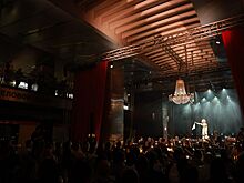 Ночной балет: как прошел гала-концерт ко Дню московского транспорта на станции «Деловой центр»