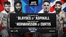 Прямая трансляция Кёртис Блейдс – Том Аспиналл. Смотреть онлайн UFC Fight Night 208