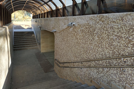 Завершено строительство подземного перехода у Школы нового века в Энгельсе
