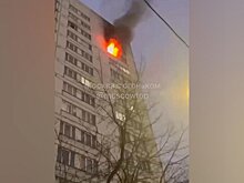 Пожар произошел в здании общежития в Тверском районе Москвы