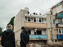 Базаров проинспектировал ход восстановительных работ в Рыльске и Льгове