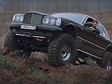В Санкт-Петербурге превратили Bentley Arnage в вездеход на 42-х колесах